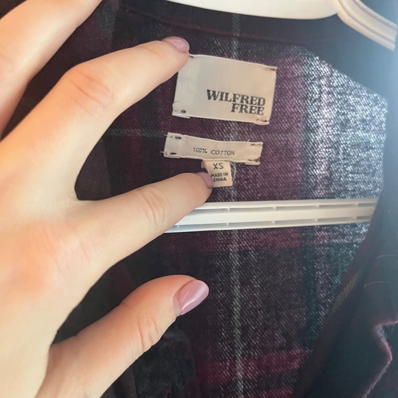 WILFRED FREE Veronika Plaid Dress RED - Picture 5 of 6